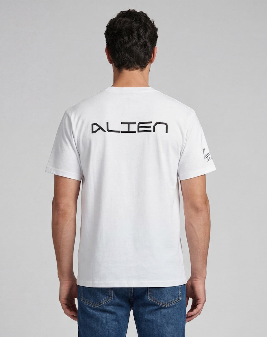 Hirostar T-shirt Alien White