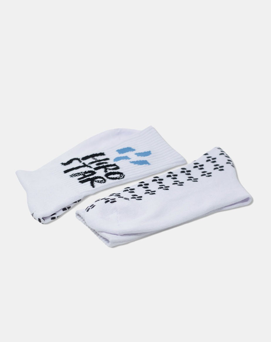 Hirostar Grip Force Socks - White