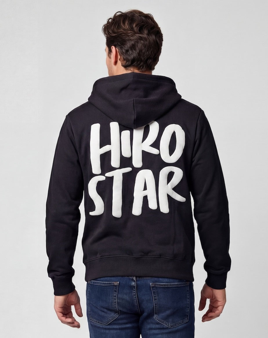 Hirostar Street Padel Sweatshirt - Black — back view