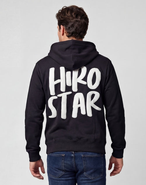 Hirostar Street Padel Sweatshirt - Black — back view