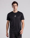 Hirostar Street Padel T-shirt - Black — front view