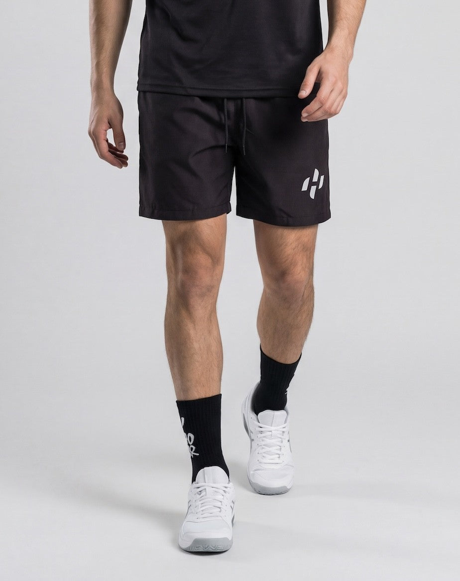 Hirostar Street Padel Shorts - Black — front view