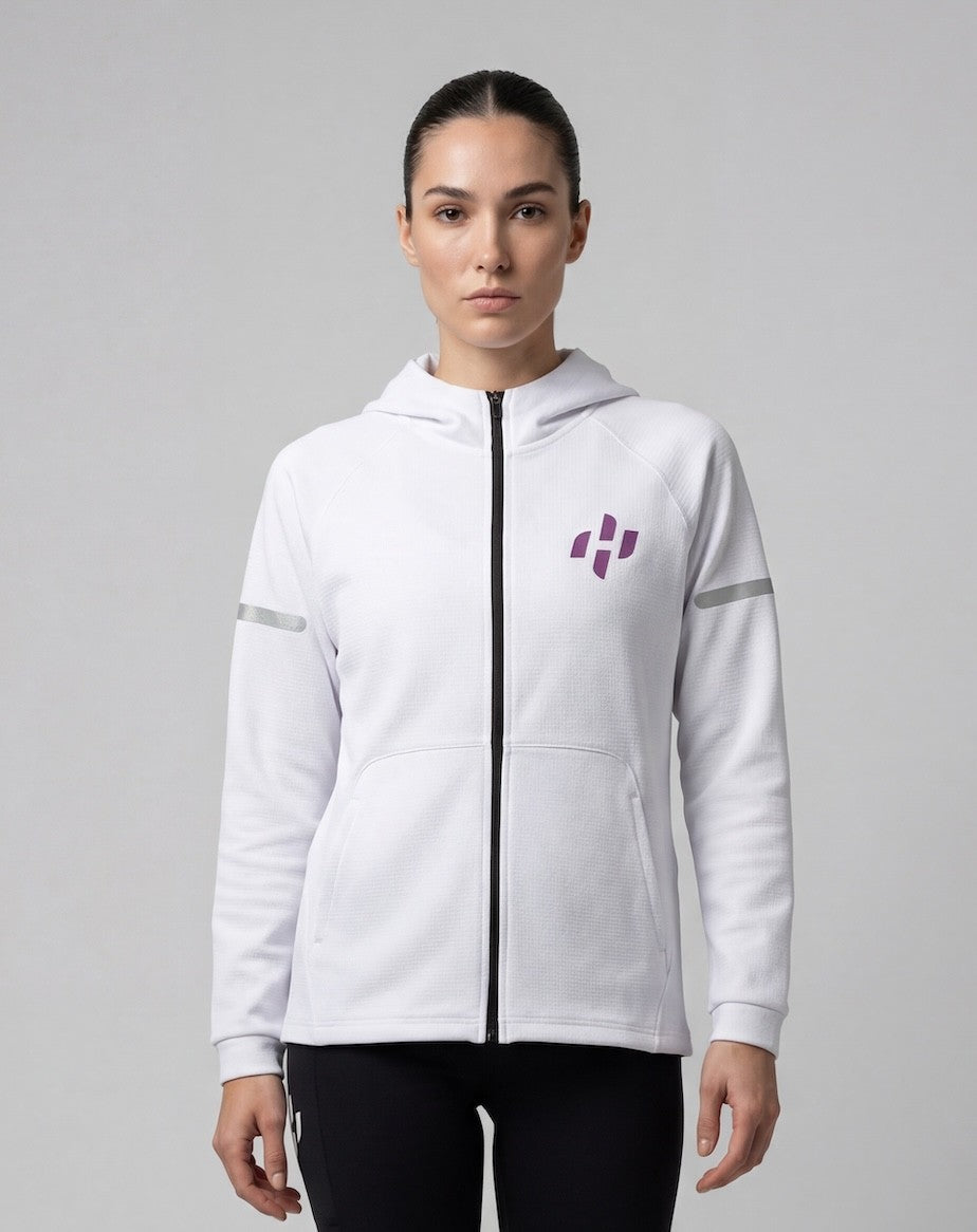 Hirostar Training Jacket Padel Donna White